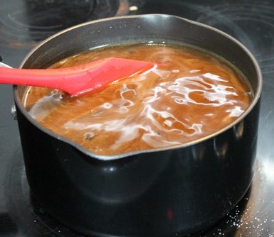 Syrup simmering